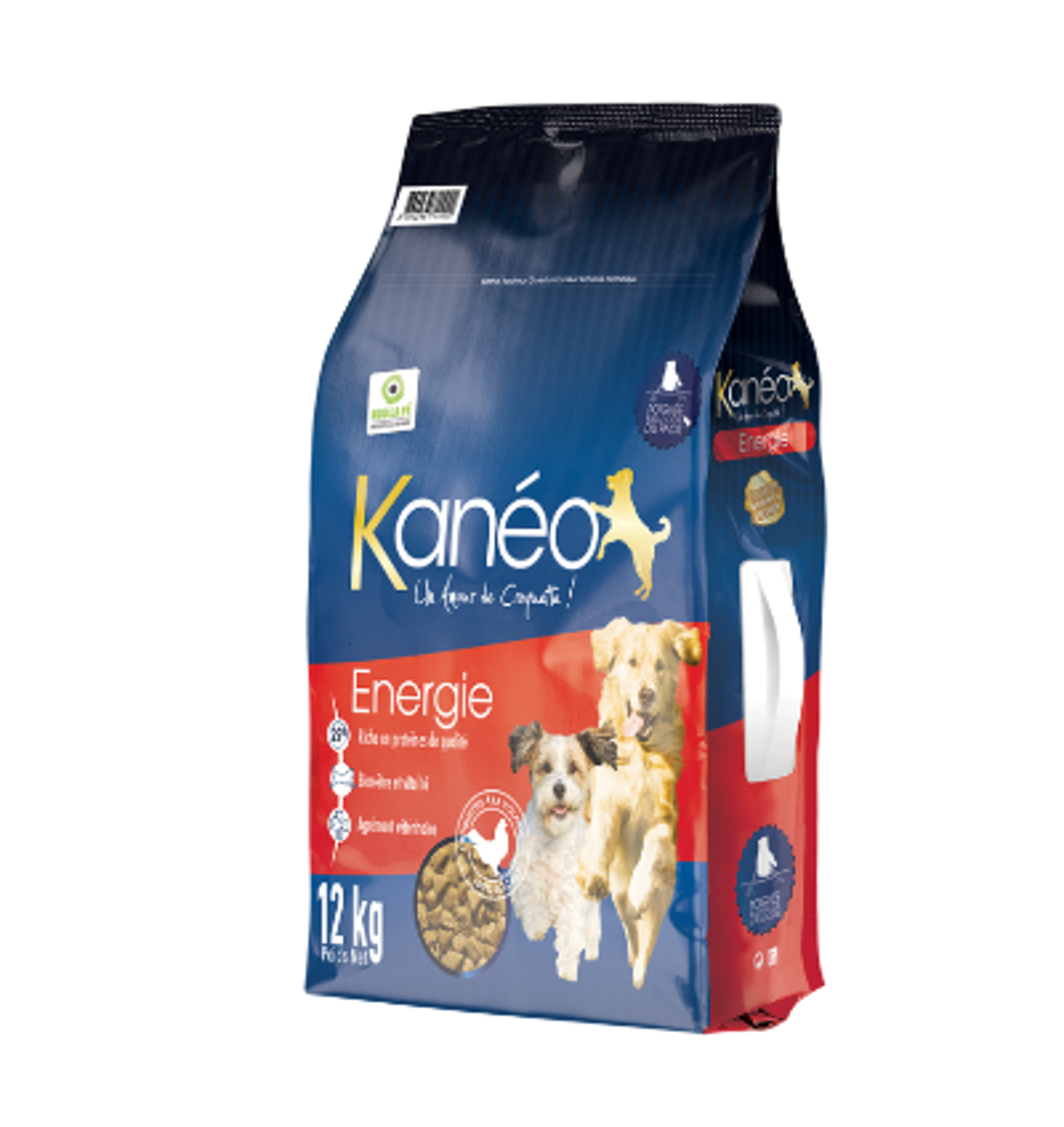 KANEO Croquettes Pour Chiens Energie 12 KG